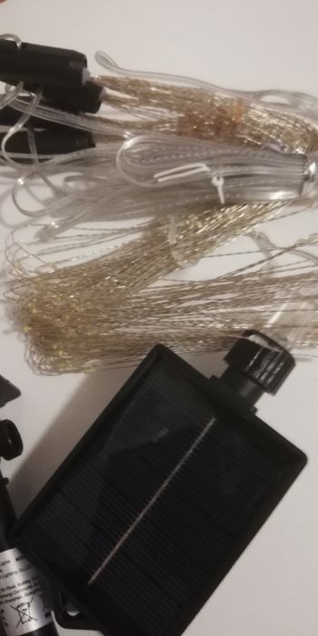 Dekoracje ogrodowe LED światełka drucikowe