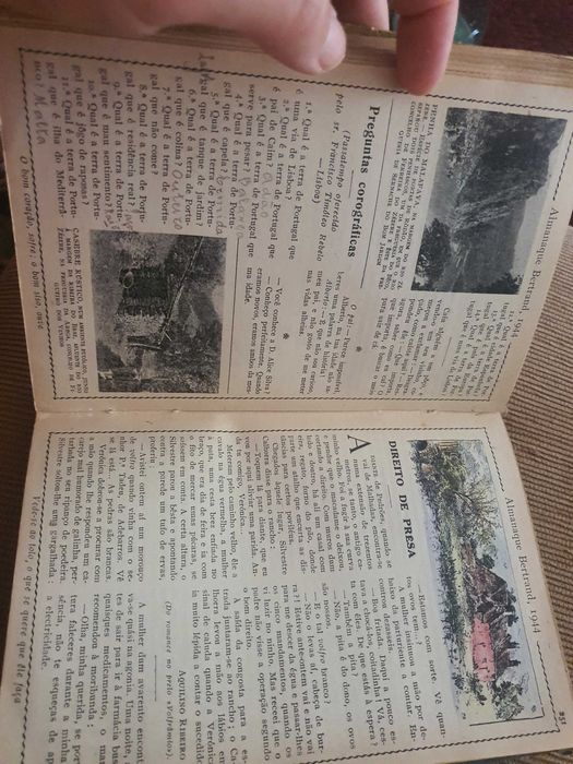 Almanaque Bertrand 1944 reliquia / raro