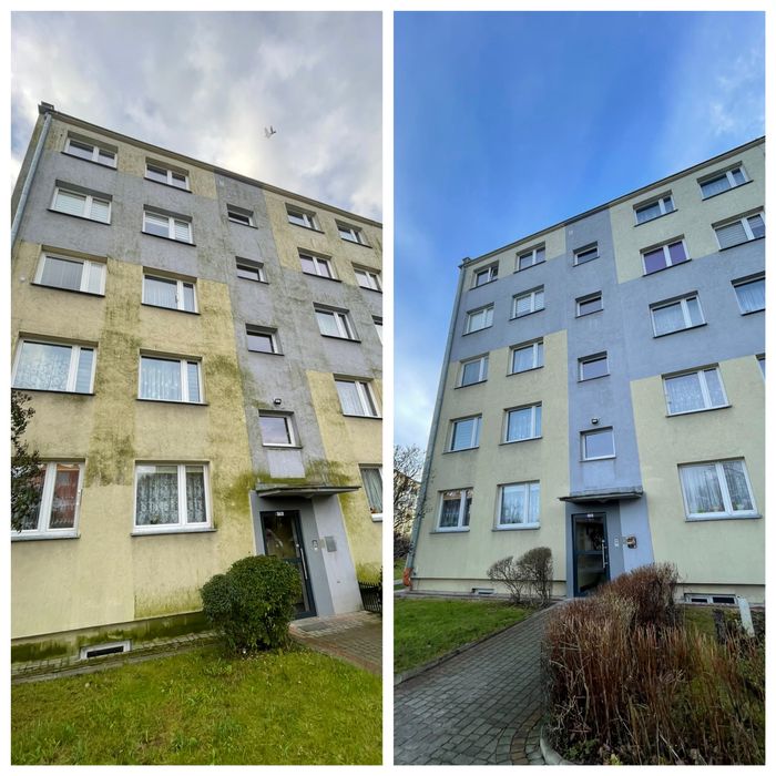 Mycie, kostki brukowej, elewacji,dachow, paneli fotowoltaicznych