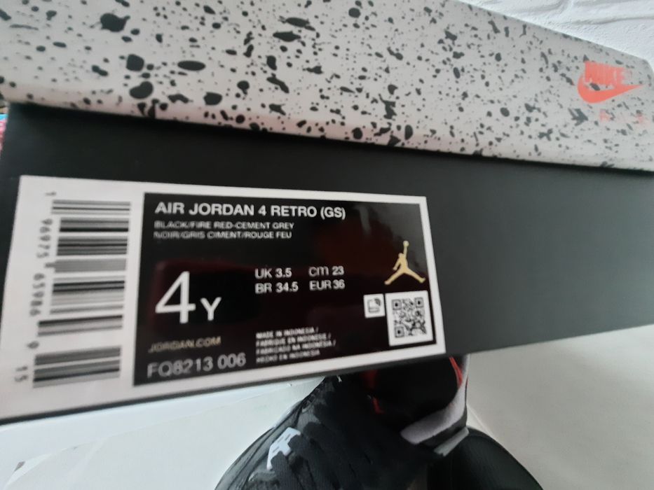 AIR Jordan 4 retro (GS) rozmiar 36
