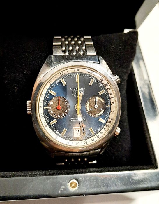 Relógios pulso Heuer Carrera e "Heloisa" military