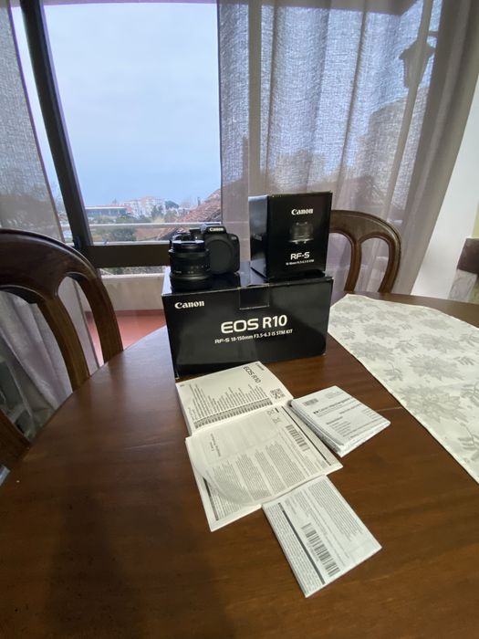 Canon EOS R10 (Corpo) + Lente Canon RF-S 10-18mm | Ótimo Estado