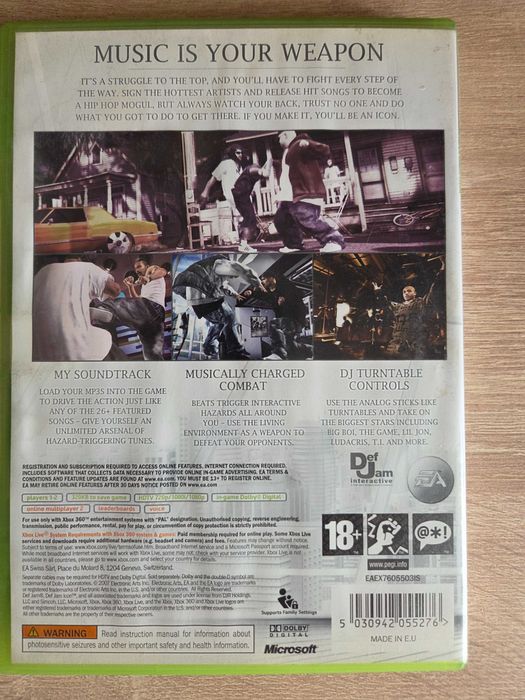Def Jam Icon Xbox 360 – Kultowa Bijatyka (Płyta Stan Idealny)