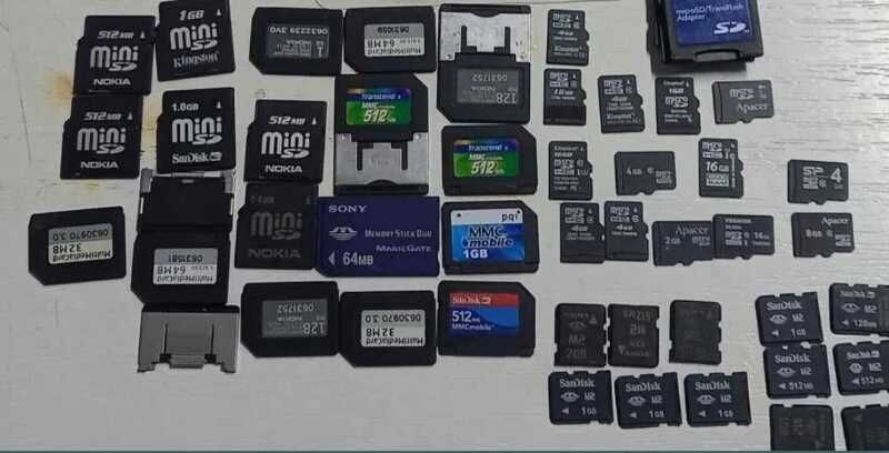 Коллекционные карты Olimpus XD, SD, mini SD, micro SD, MMC, Sony M2.