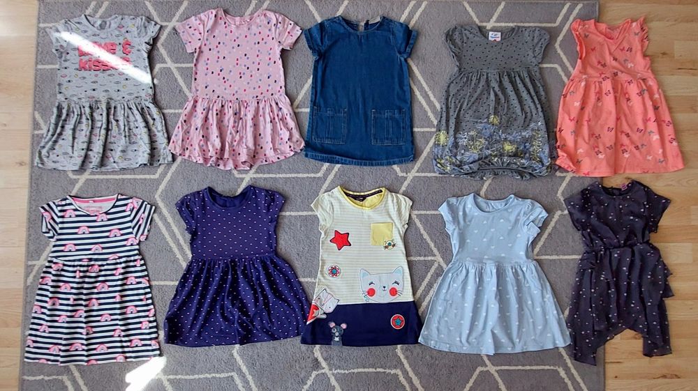 Mega paka zestaw ubrań na lato dziewczynka 98/104