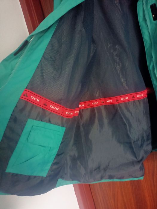 OCK kurtka damska 46 wiosna lato jesień niebieska turkusowa wiatrówka