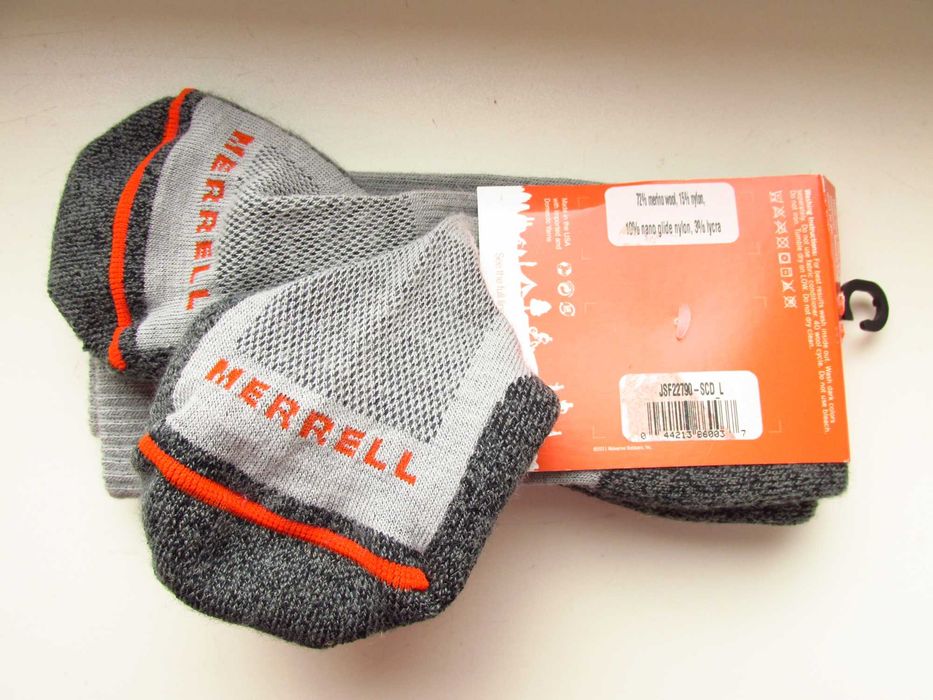 Merrell męskie skarpety merino wool rozmiar 44,5 - 46,5