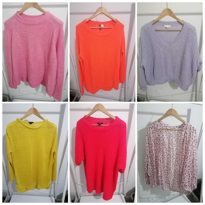 Várias camisolas senhora, H&M, entre L e XL