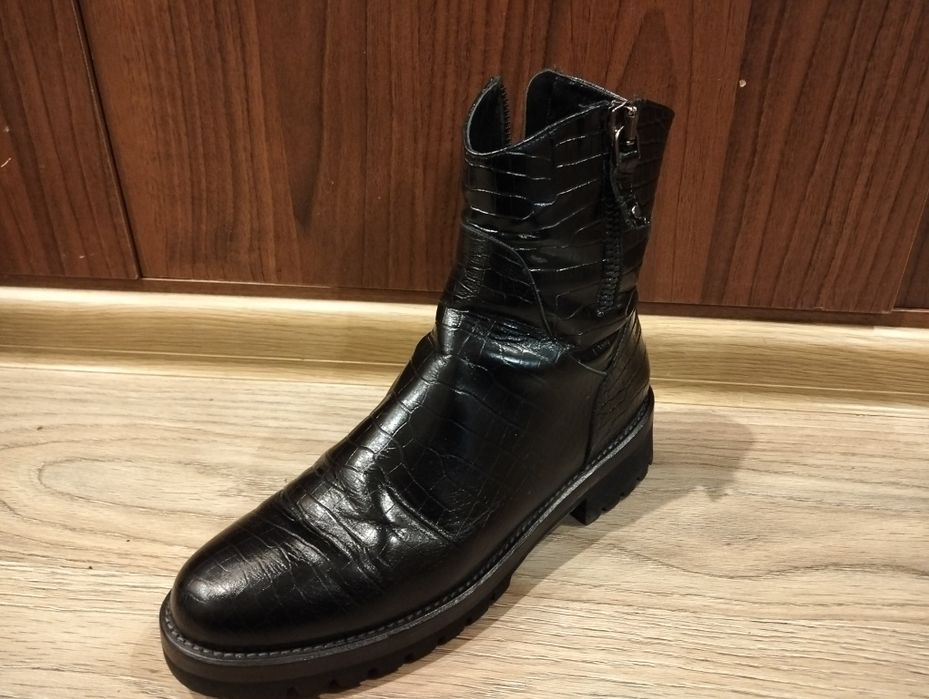 Италия ботинки натуральная кожа