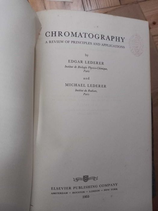Chromatography - Edgar Ledere and Michael Lederer