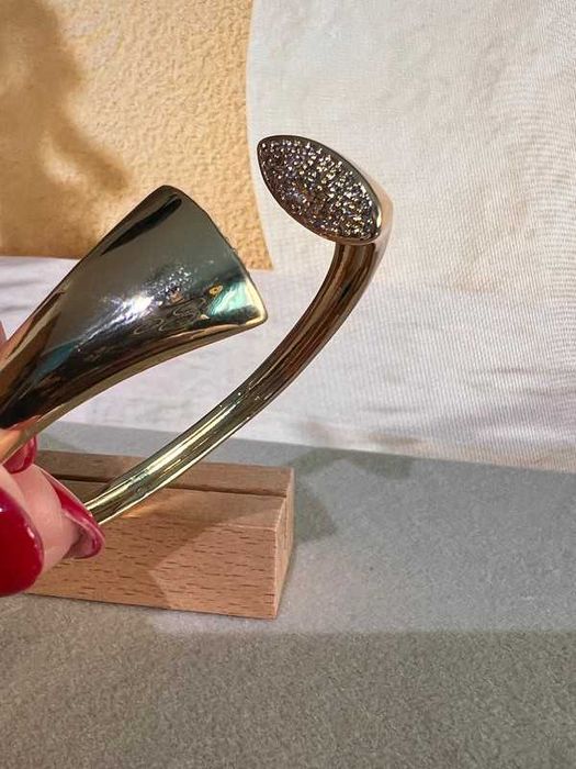 Bracelete Duplo | Banho Ouro 18K + Ródio Branco | Microzircônias