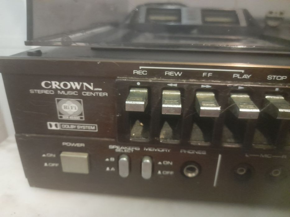 Gira-Discos Vintage Crown SHC-5500