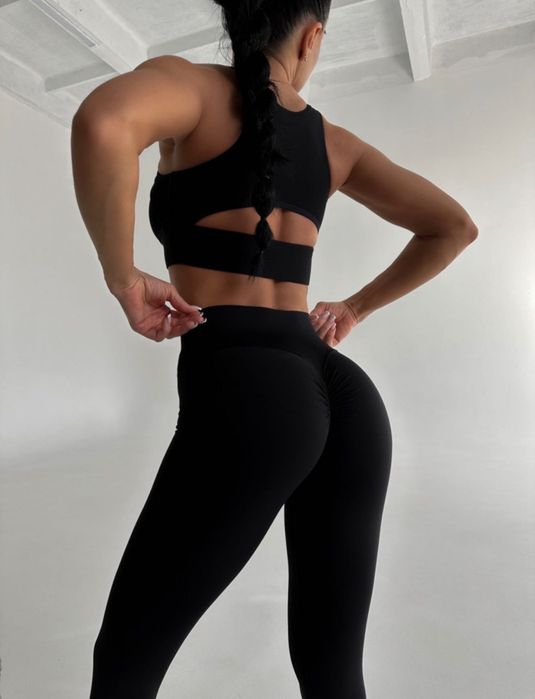 ‼️РОЗПРОДАЖ‼️ Лосіни з пушап гладкі. Не рубчик. Весна. Легінси жіночі.