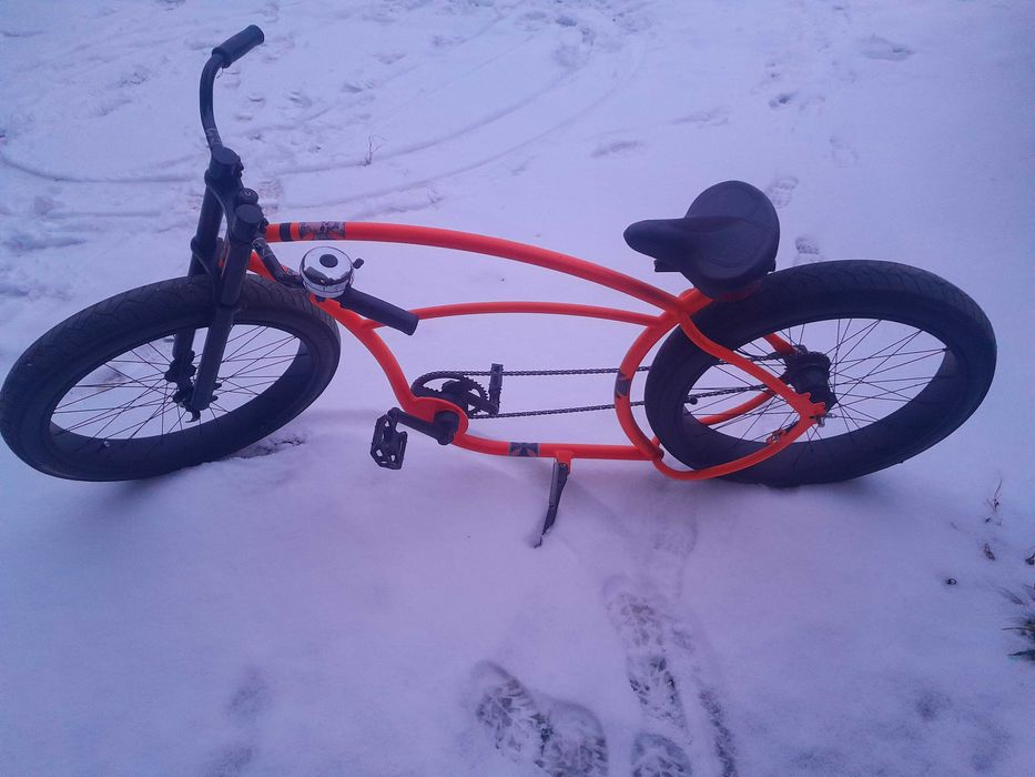 Rower cruiser szeroka stal