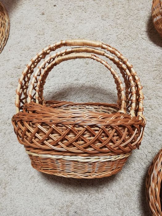 Корзини /кошики з натуральної лози