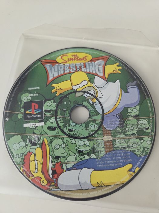 The simpson Wresling psx  gra