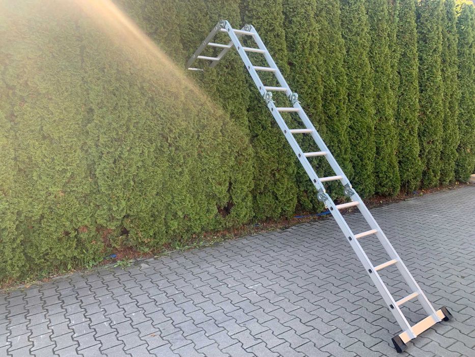 Drabina aluminiowa przegubowa 4x4 472cm