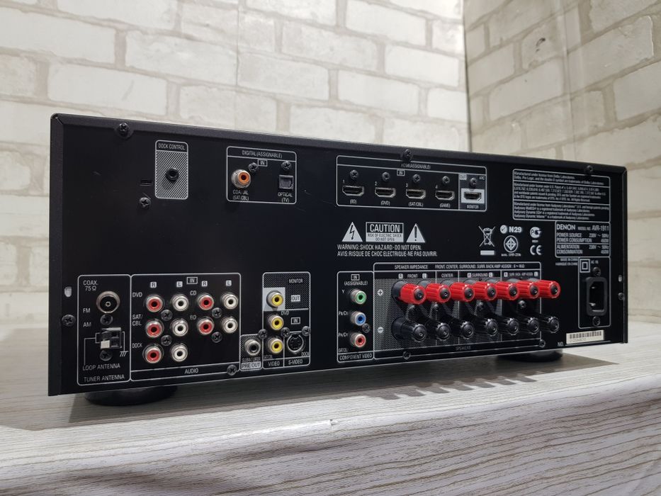 7.1 AV ресивер DENON AVR-1911, HDMI, USB, 3D, б/у з Німеччини