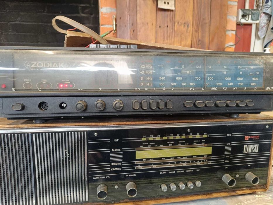 4 stare radia PRL Unitra | Zodiak DSS 401, Jowita, ZK140T | vintage retro kolekcjonerskie