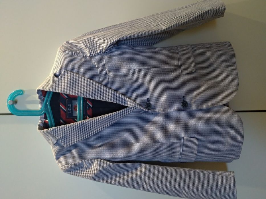 Blazer LION OF PORCHES Xadrez cotoveleiras (5/6 anos)