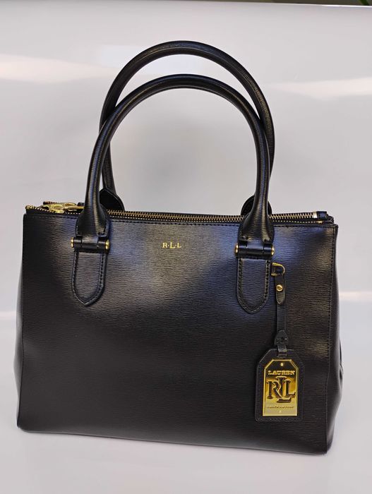 Lauren Ralph Lauren torebka SKÓRA NATURALNA