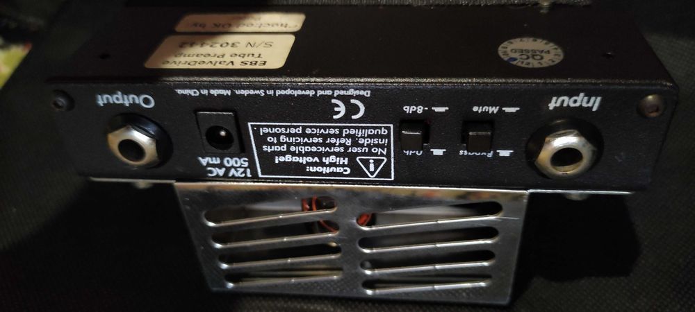 Valve drive EBS pre-amp pedal