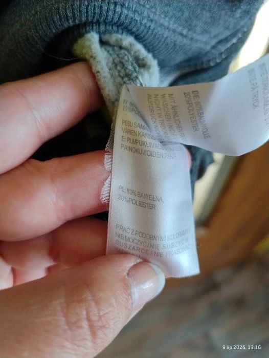 Bluza męska Cubus xl szara z kapturem