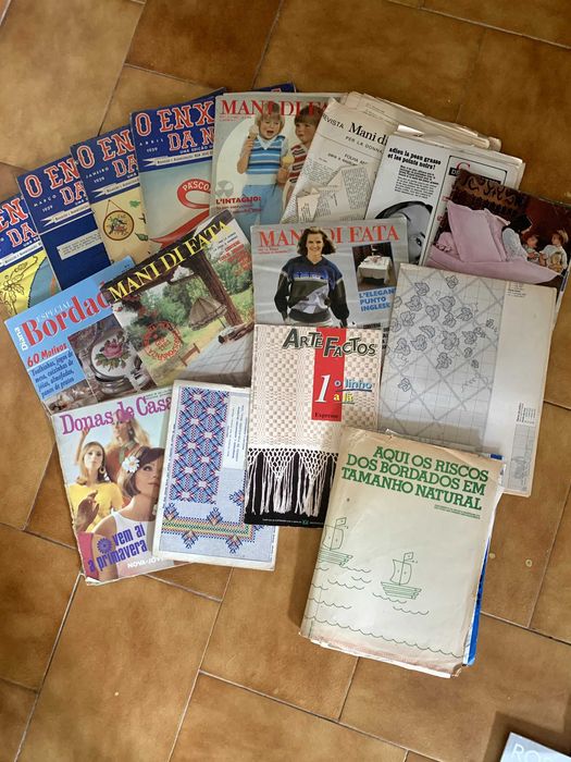 Revistas antigas Moda,  Rakam, noivas sposabella...