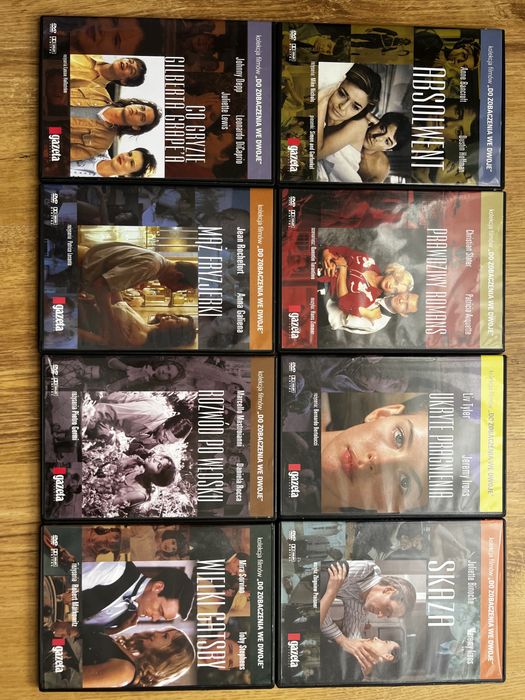 Kolekcja filmy DVD zestaw