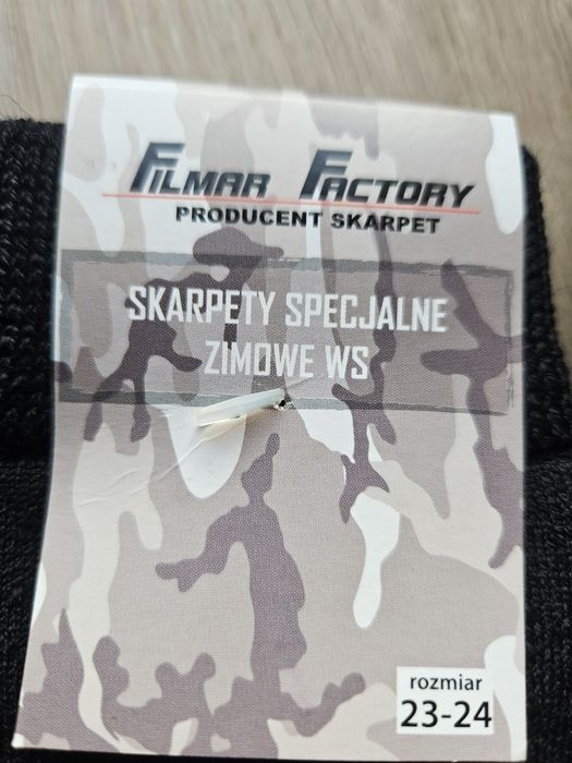 Skarpetki zimowe ws czarne