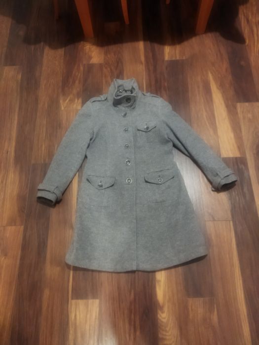 Elegancki zimowy płaszcz XL damski