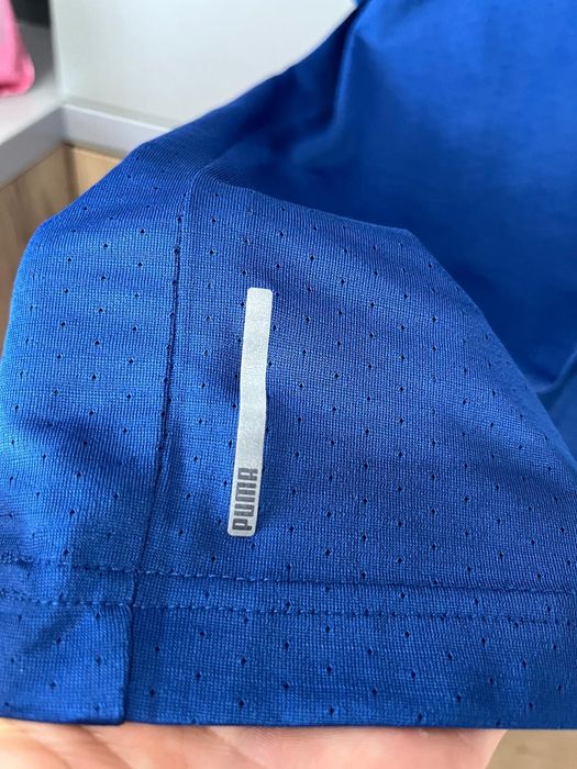 Koszulka męska sportowa granatowa do piłki nożnej Puma /L