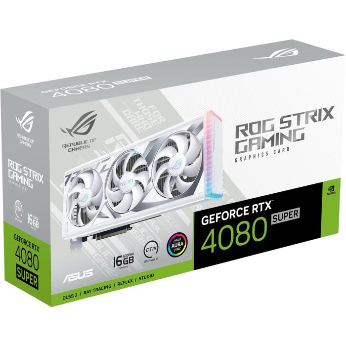 Asus GeForce RTX 4080 SUPER ROG Strix Gaming White 16GB GDDR6X DLSS3