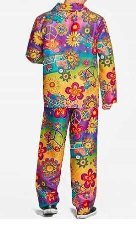 Męski Kostium Hipisowski lata 60 70 rozm. M Garnitur K587