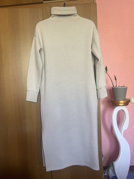 Очень теплое платье. Длинное тёплое платье.