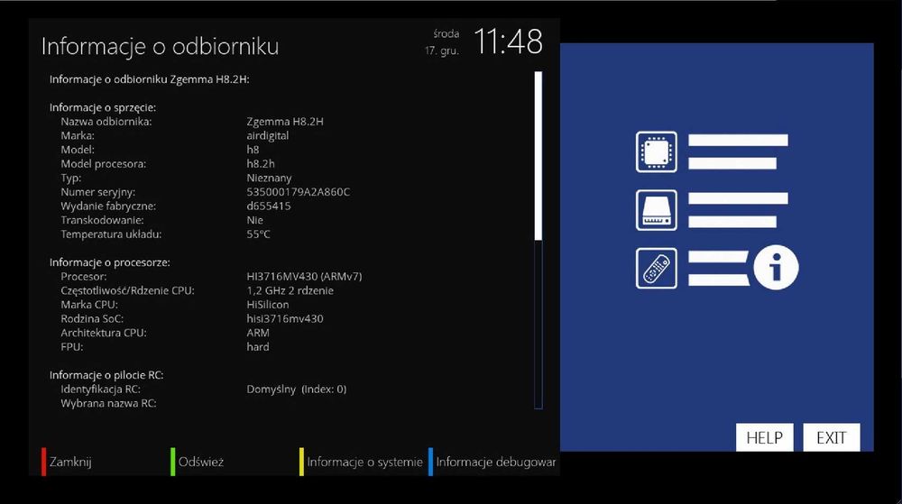 Zgemma H8.2H (SAT + DVB-T2 HEVC)