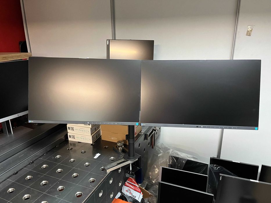 Uchwyt na 1 - 2 monitory 13-27 cali VESA 75 i 100 Poznań