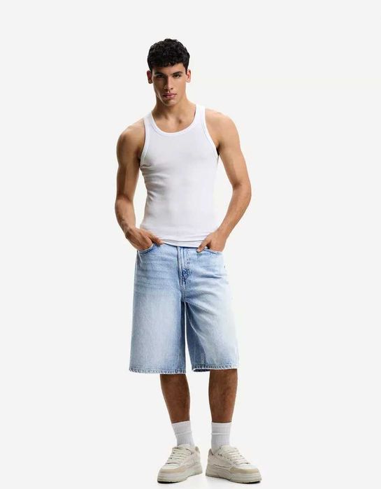 нова колекція бершка мішкуваті джинсові шорти шорты XS S M L XL XXL