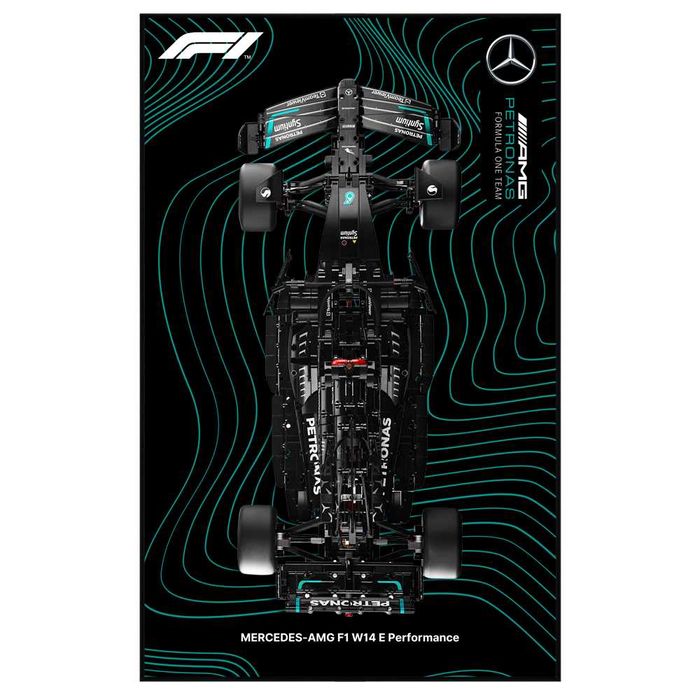 Rama / Ramka do ekspozycji ściennej LEGO Mercedes-AMG F1 42171