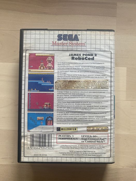 James Pond 2 Codename Robocod - Sega Master System64752247822081121