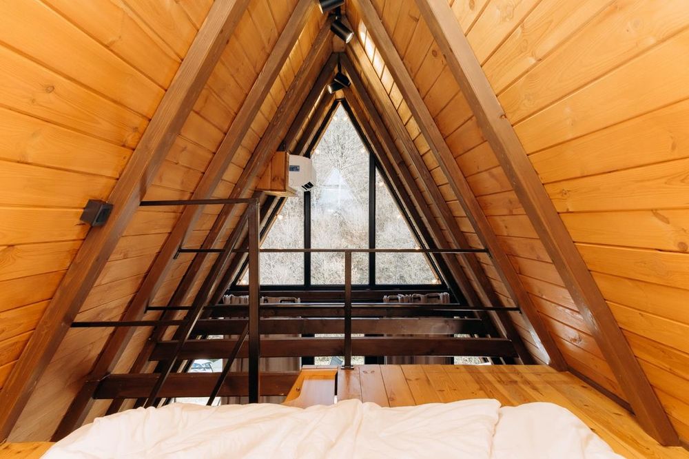 Будинок для відпочинку,  A frame Закарпаття, А-фрейм