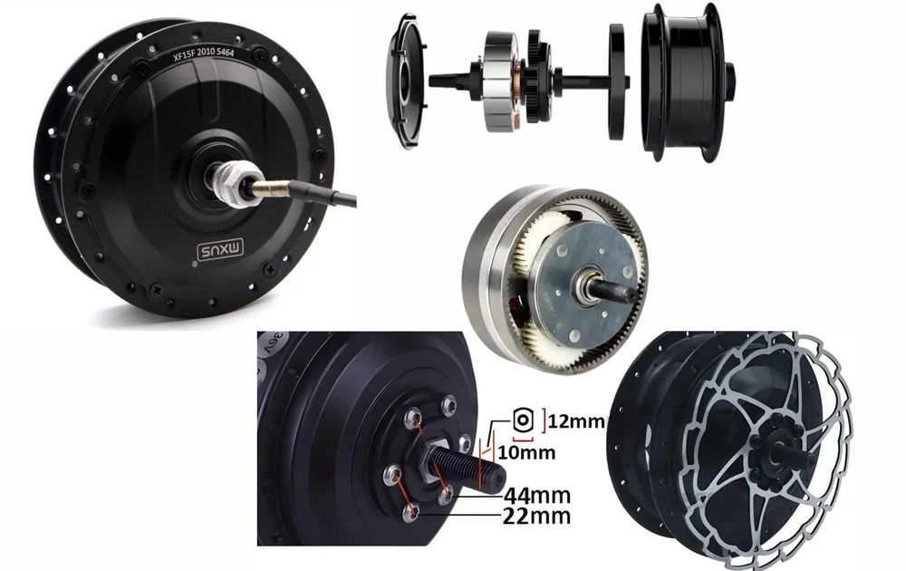 Електронабір, швидкість 45км/год, дальність 50-100км, електровелосипед