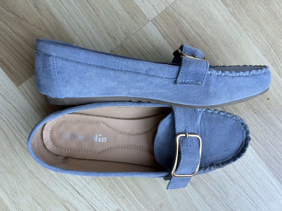Niebieskie mokasyny Nio Nio DeeZee