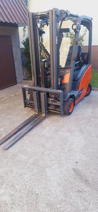 Linde H16 z 2015r Triplex przesuw Pozycjoner wózek widłowy widlak