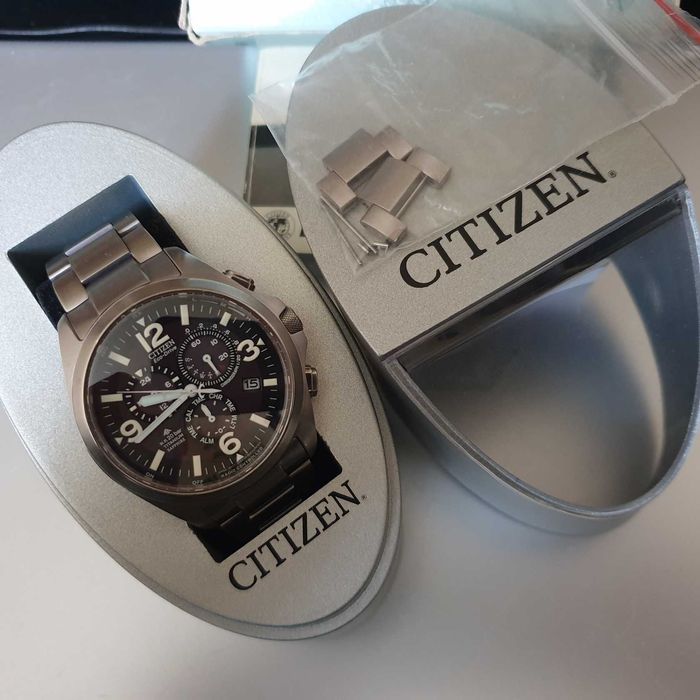 Citizen GMT Radio Controlled Titanium Diver Nurek Pilot Alpina Ball