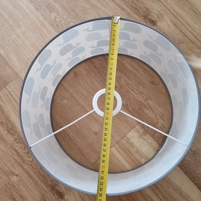 Lampa. Klosz delfinki dziecięcy. Abażur