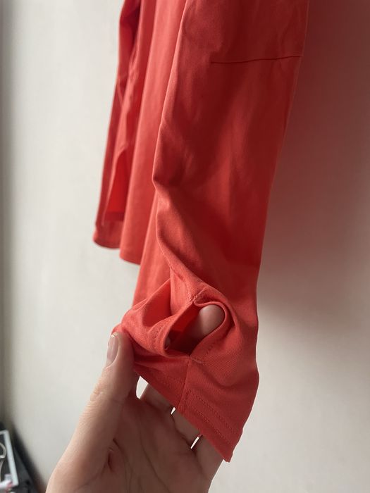 (M/L) Gymshark Speed Running Zip-up Orange рашгард кофта лонгслів лонг