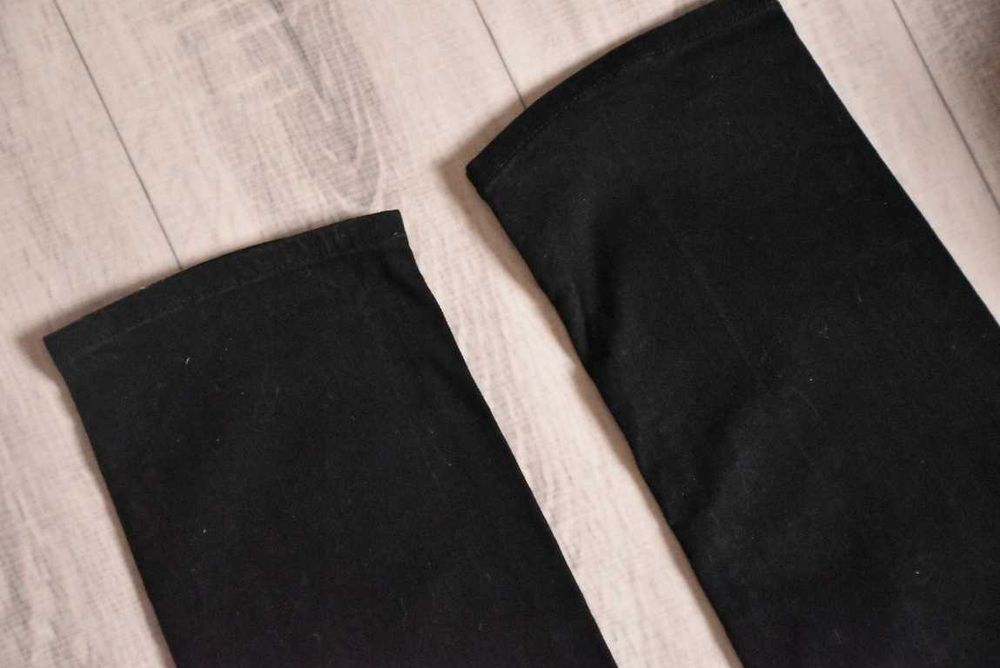 *Asos* jeansy czarne dziury nogawki_31/32
