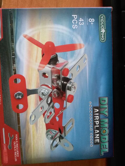 Конструктор металевий літак Diy Model magical yiduoing