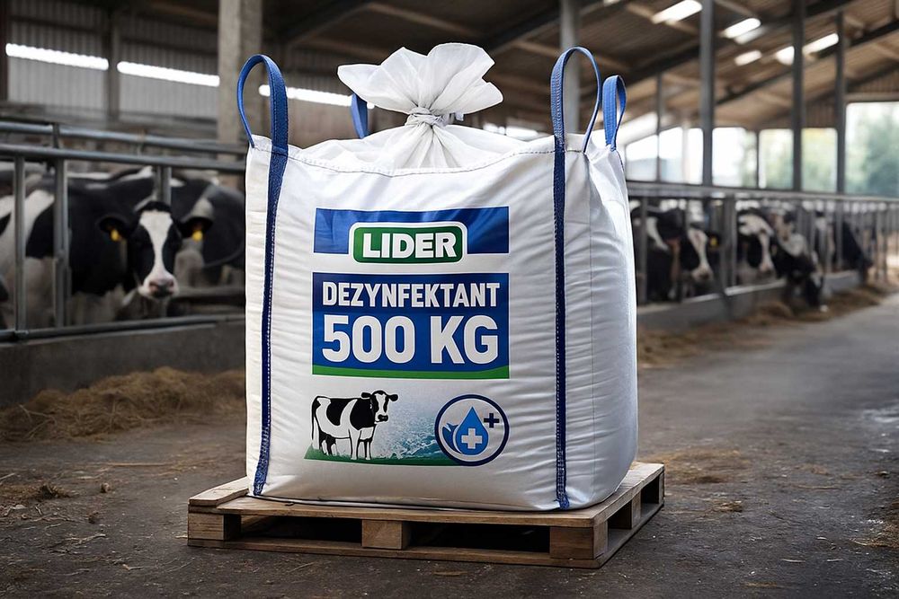 Preparat Do osuszania legowisk, Lider Dezynfekant do obory 500kg